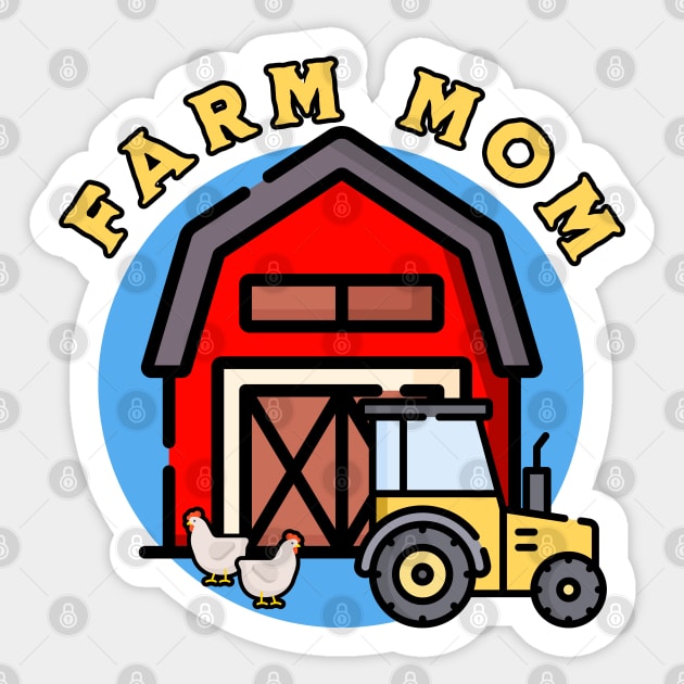 Farm Mom Sticker by HolidayBug
